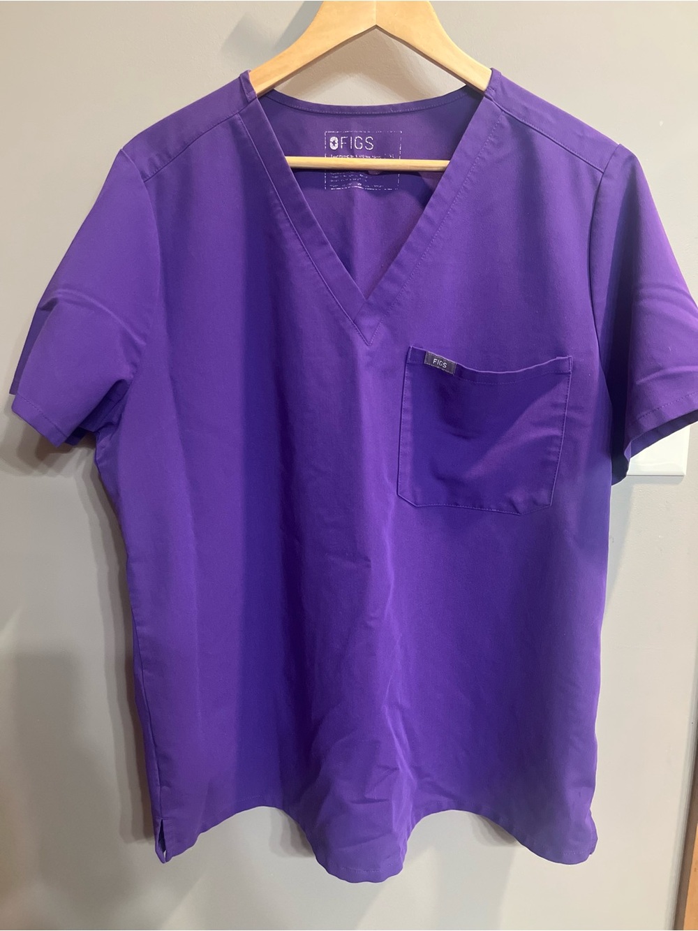 Figs Purple Medical Scrub Set - Top & Pants - Picture 2 of 4